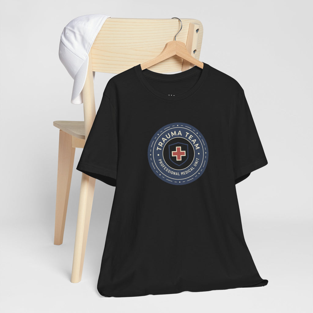Trauma Team Medical T-Shirt — Emergency Responder Badge Tee TRAUMA NURSE T-SHIRT Trauma ED Nurse Clinical T-shirt