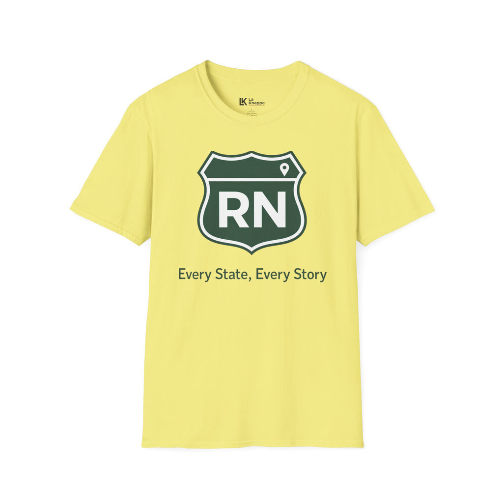 Every State Every Story Travel Nurse Tee