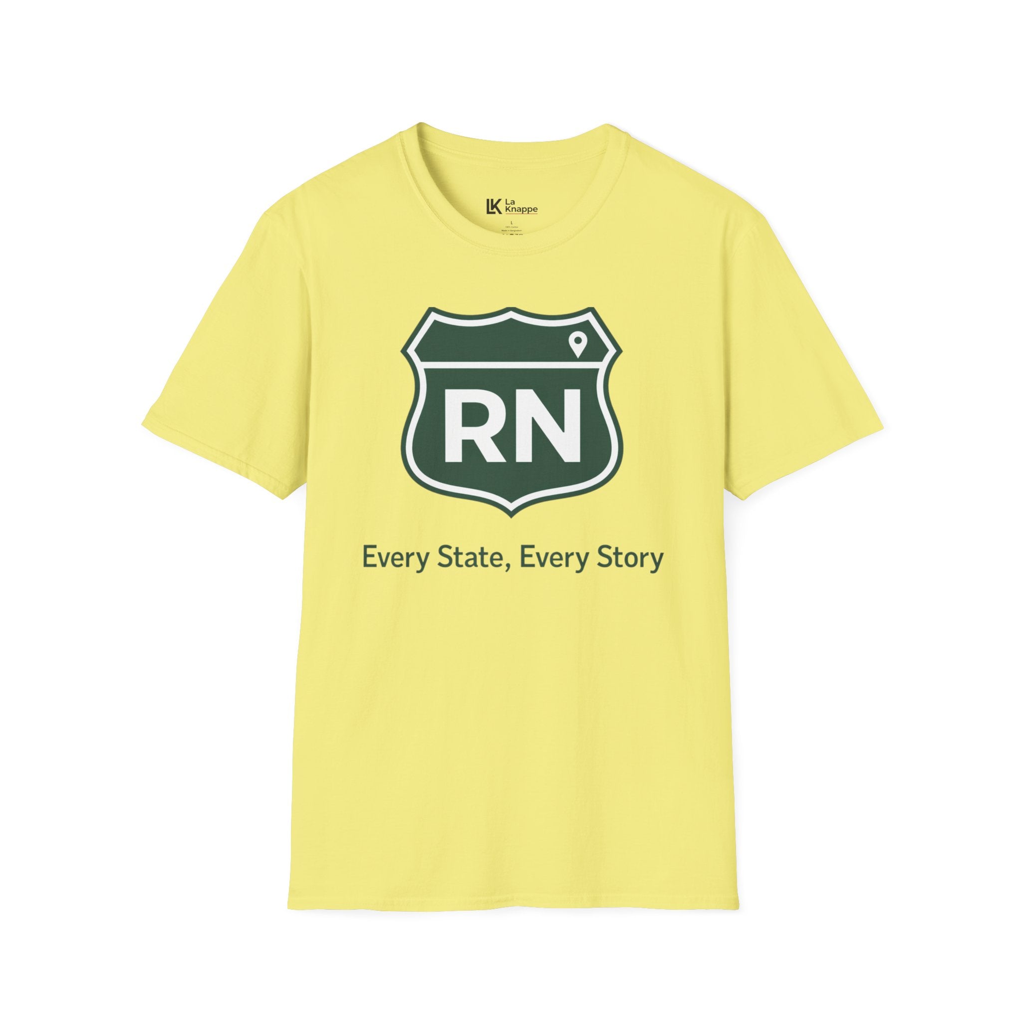 Every State Every Story Travel Nurse Tee