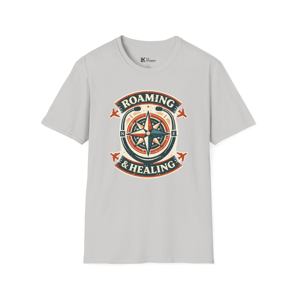 Roaming and Healing Tee for Travel Nurses