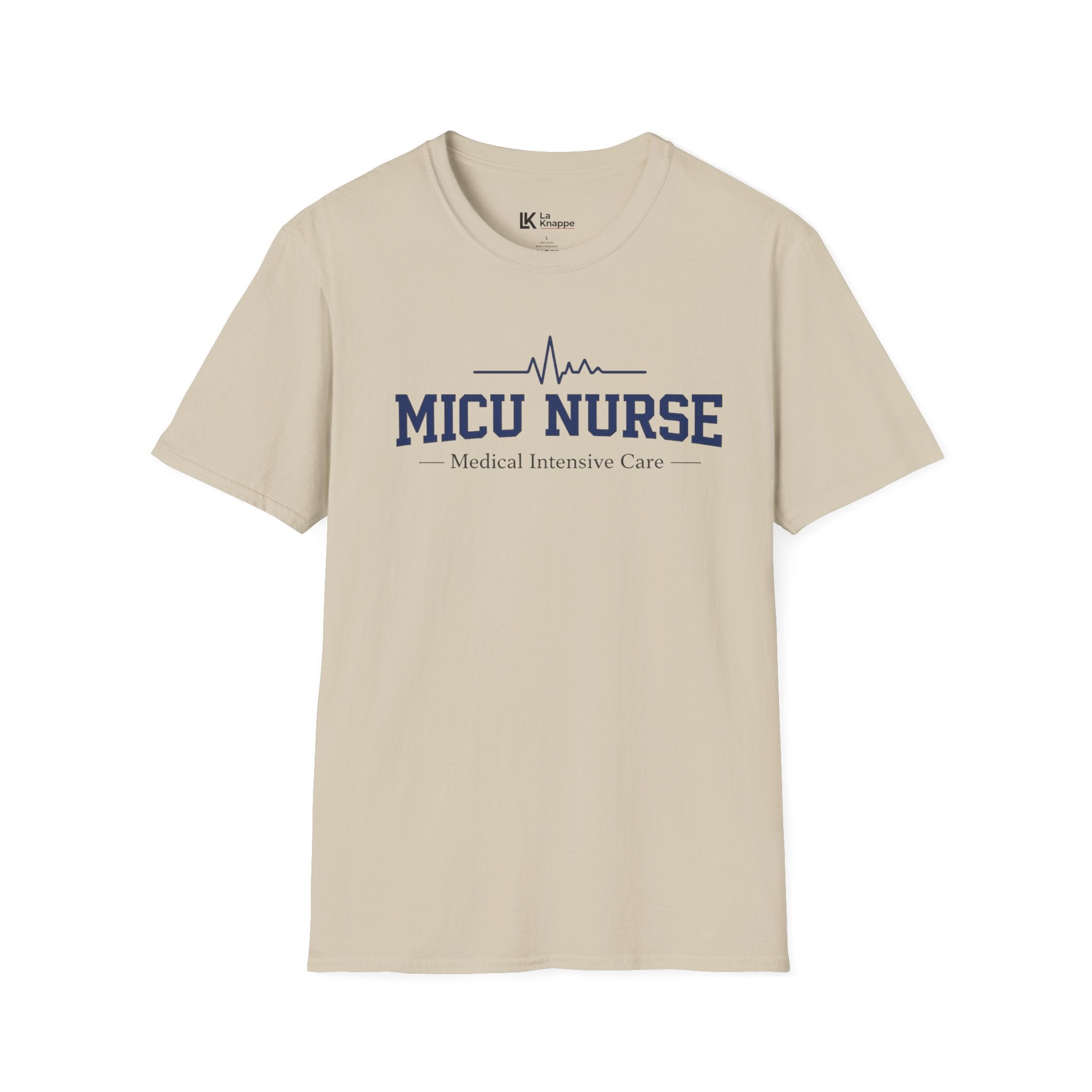 MICU Nurse T-Shirt — Medical Intensive Care Tee with Heartbeat Graphic