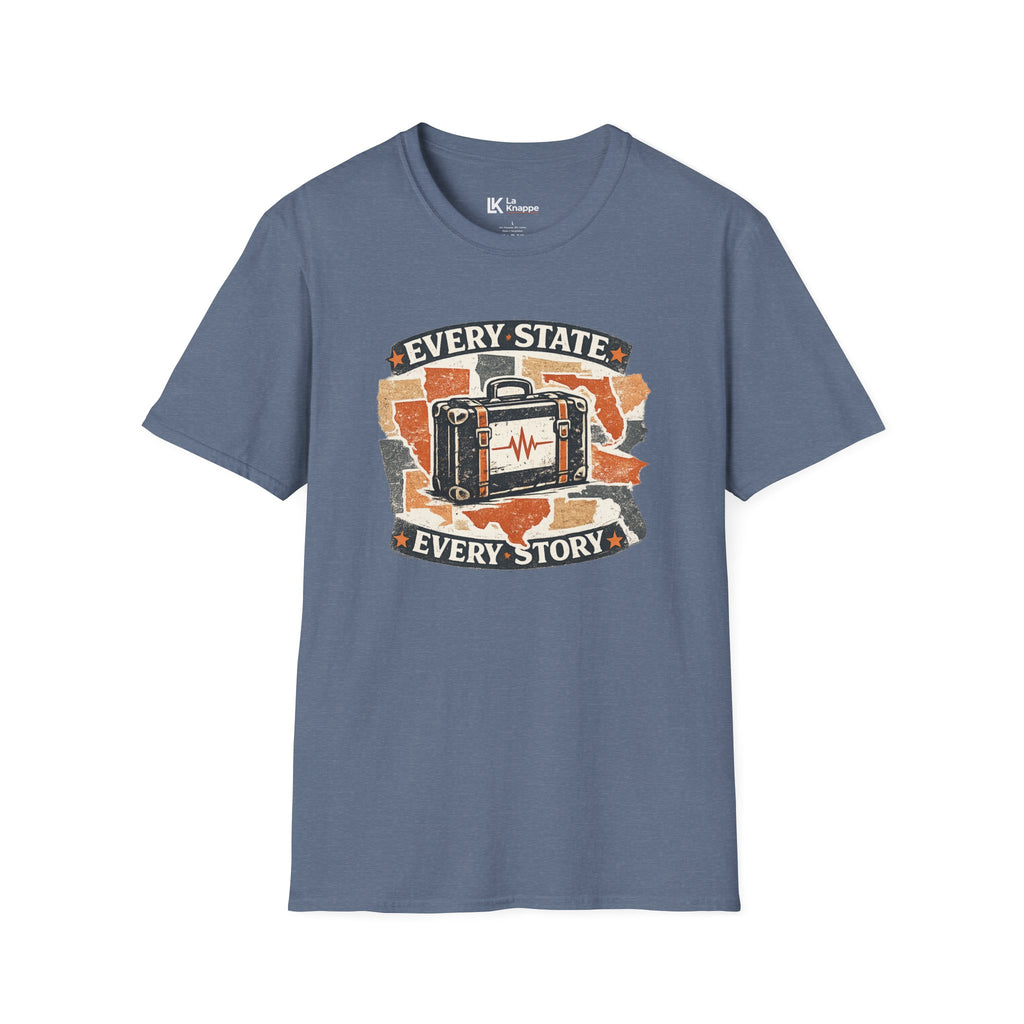 Travel Nurse T-shirt " Every State, Every Story"