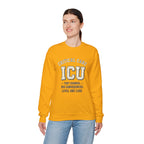 ICU Critical Care Crewneck Sweatshirt — "Tiny Changes, Big Consequences" Nurse/Doctor Gift