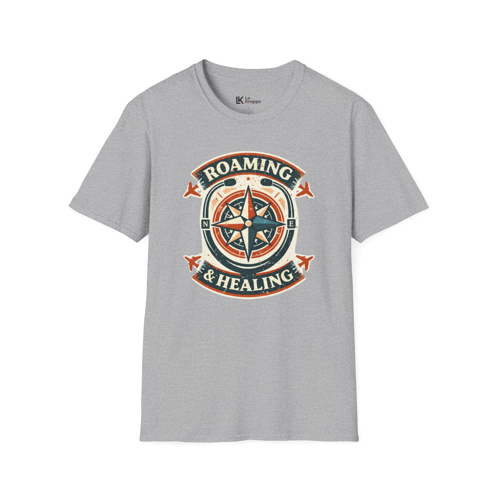 Roaming and Healing Tee for Travel Nurses