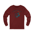 Adventure Map Long Sleeve Tee — 'Master of Adventure' Graphic Travel Nurse Long Sleeve Shirt