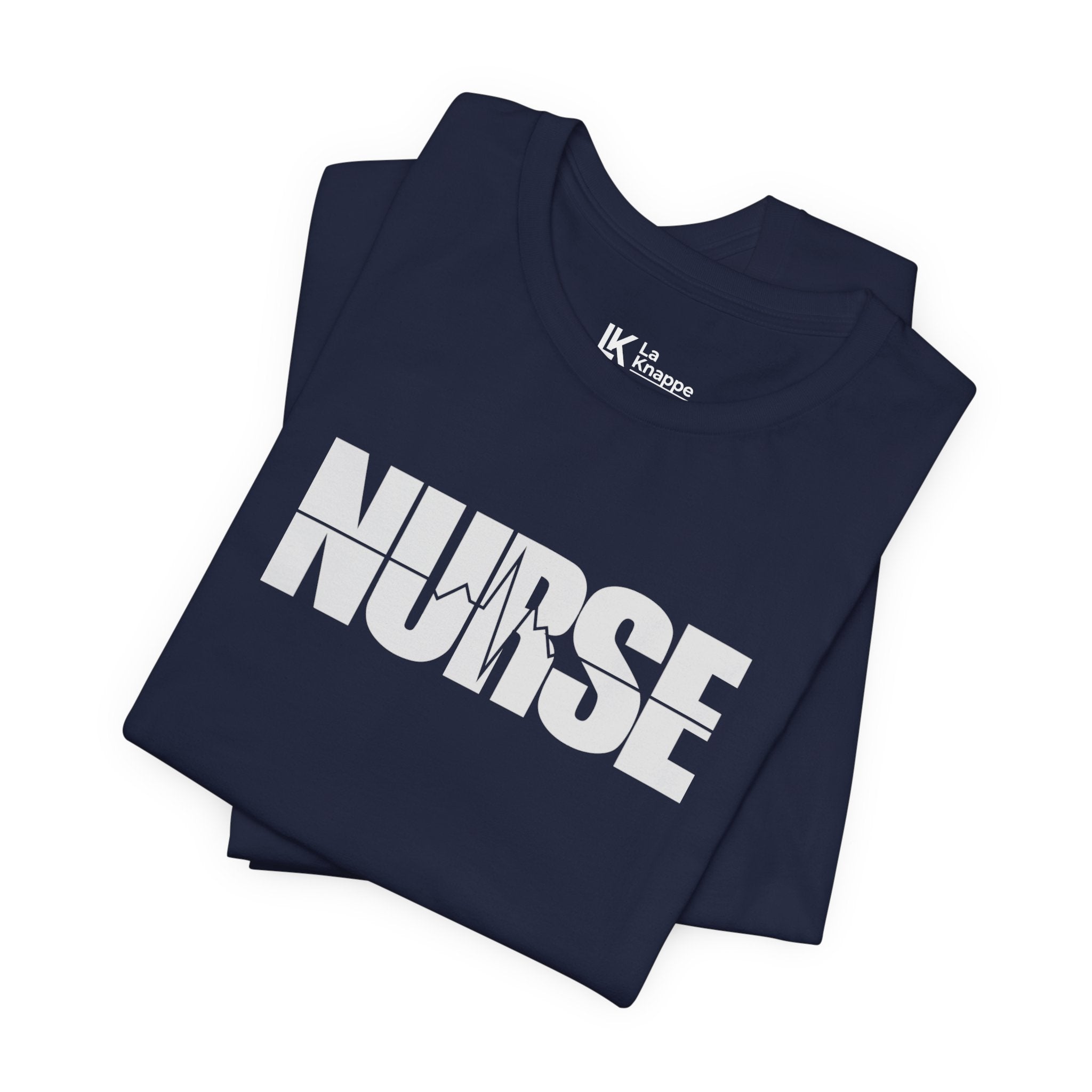 Nurse Graphic Tee — Bold 'NURSE' White Logo Shirt for Healthcare Heroes Nurse Gift Student Nurse