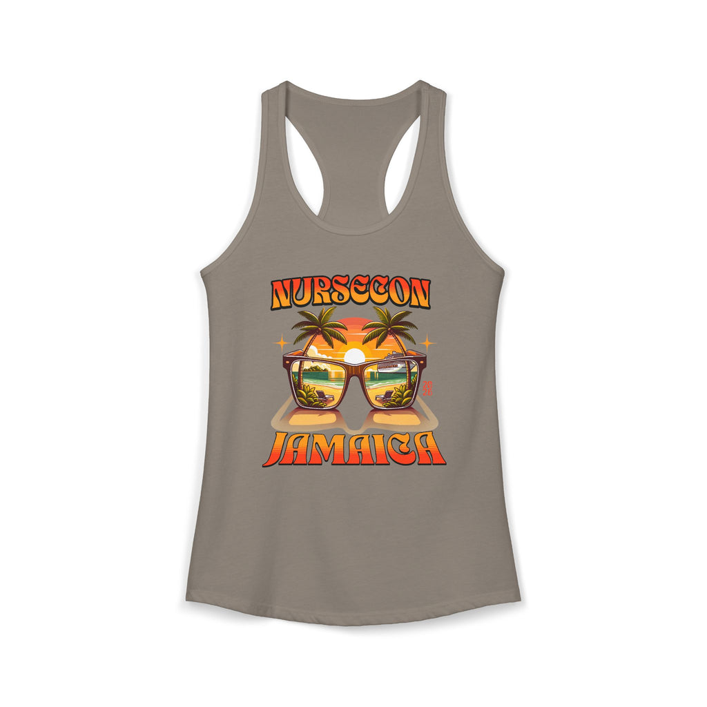 NurseCon Jamaica 2026 Nurse Cruise Trip Women's Ideal Racerback Tank