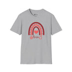 School Nurse Rainbow Heart Tshirt