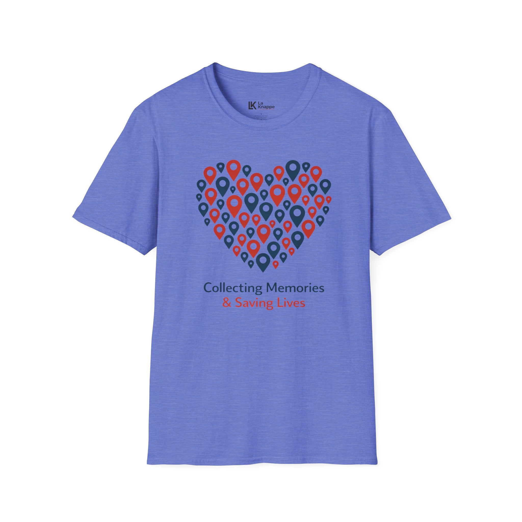 Travel T-Shirt – "Collecting Memories, Saving Lives" Graphic Travel Nurse Tee