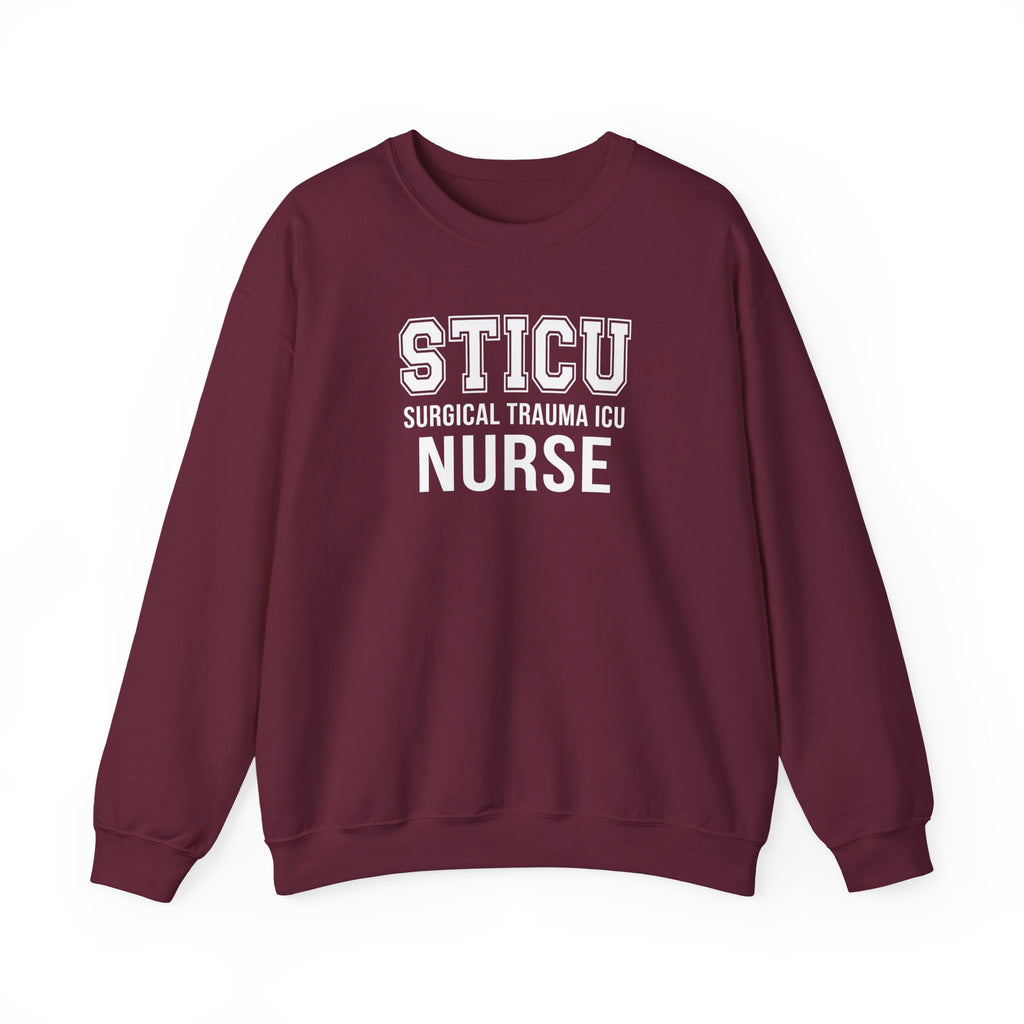 STICU Nurse Sweatshirt - Surgical Trauma ICU Crewneck for Nurses
