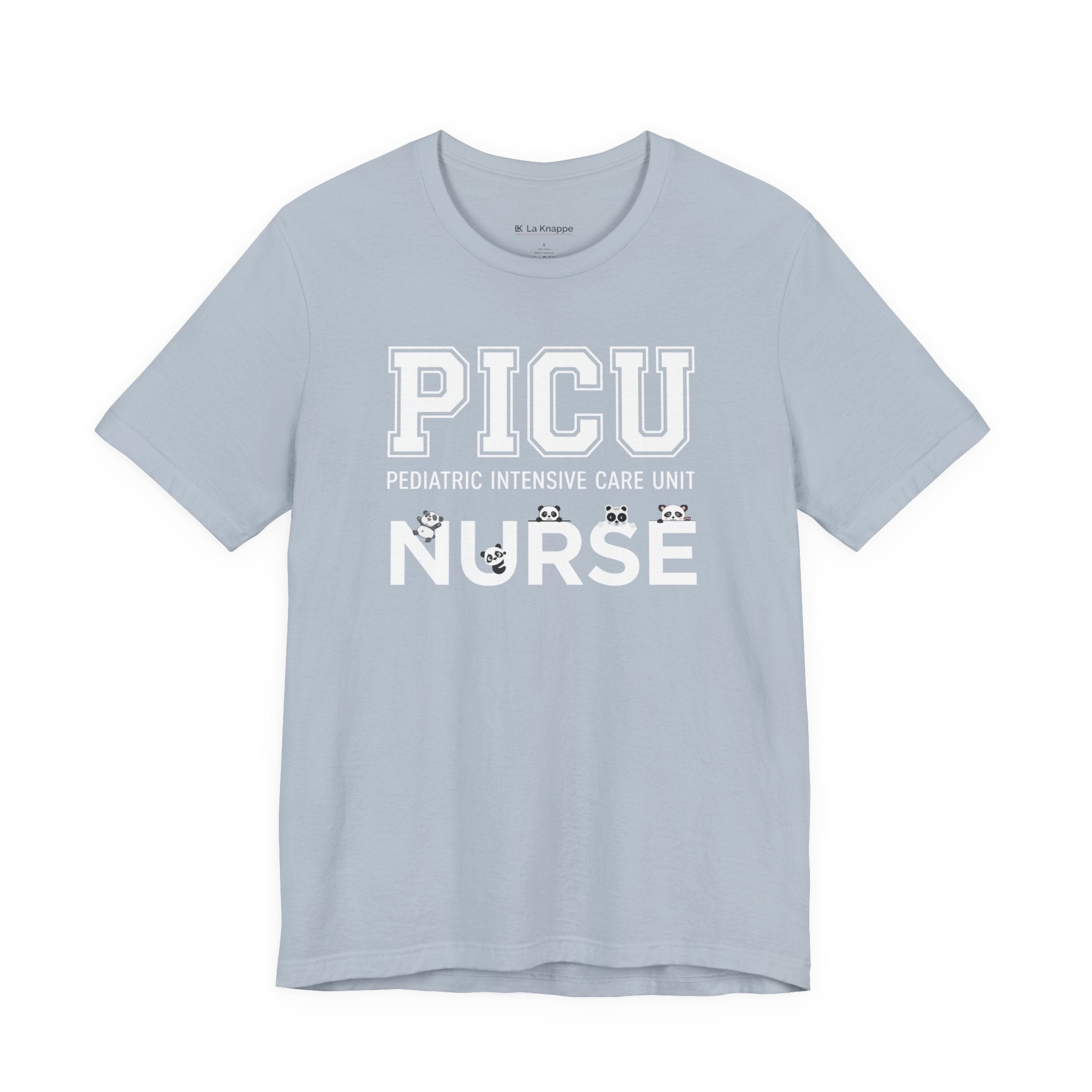 PICU Nurse T‑Shirt — Cute ICU Neonatal Nurse Tee (Baby Paw Icons)