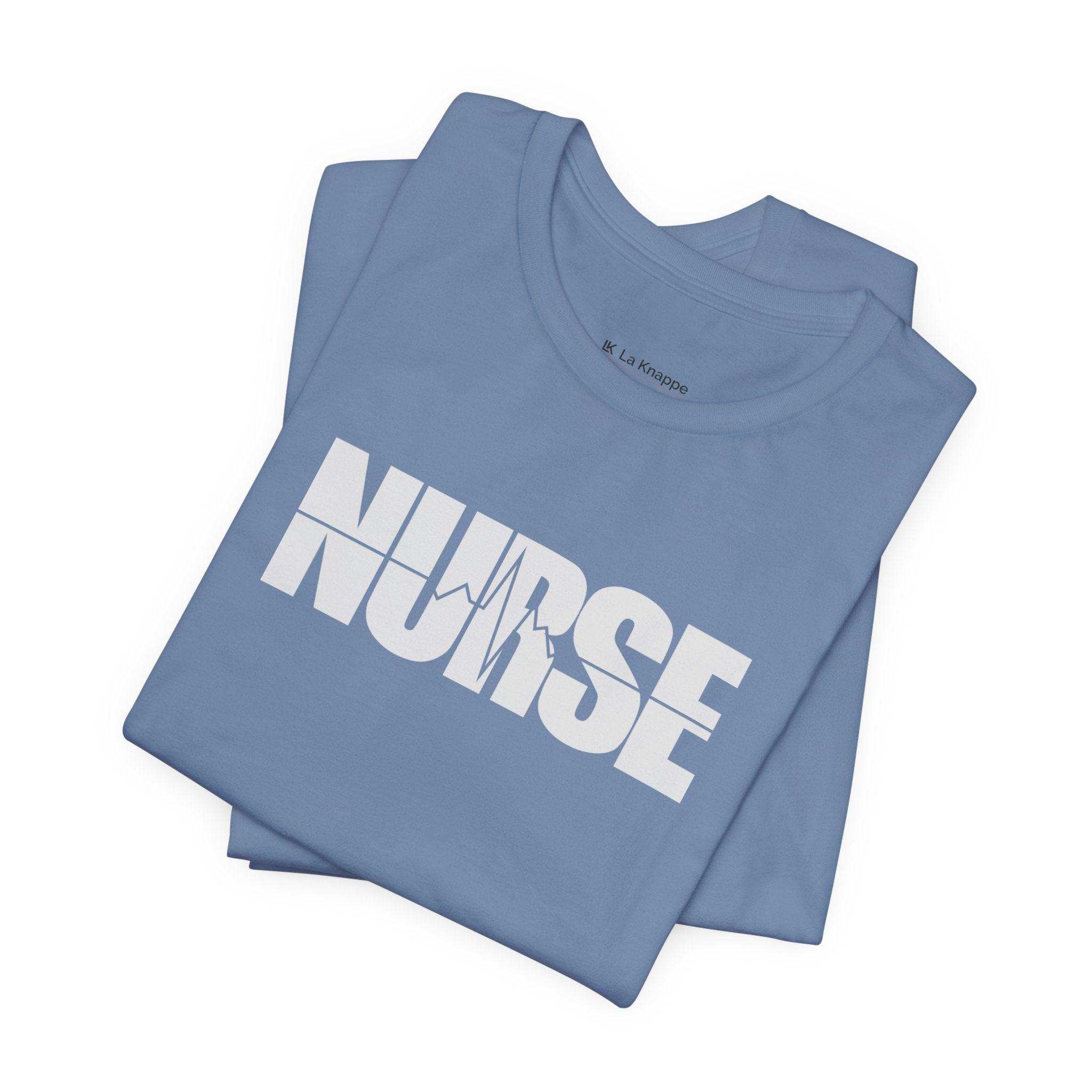 Nurse Graphic Tee — Bold 'NURSE' White Logo Shirt for Healthcare Heroes Nurse Gift Student Nurse