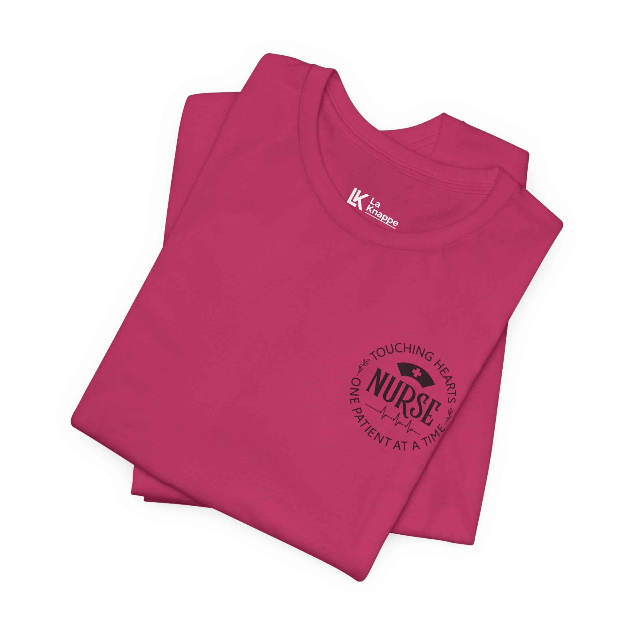 Nurse Heartbeat Logo Tee — 'Proud To Be A Nurse' Short Sleeve Shirt