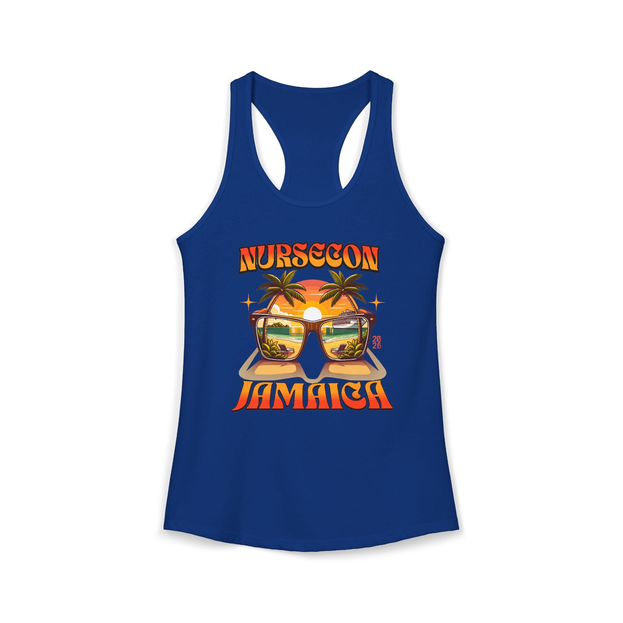 NurseCon Jamaica 2026 Nurse Cruise Trip Women's Ideal Racerback Tank