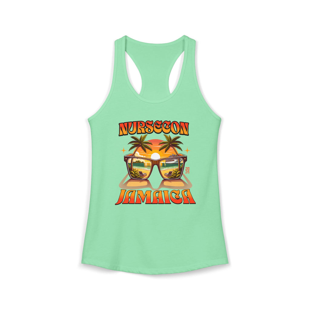 NurseCon Jamaica 2026 Nurse Cruise Trip Women's Ideal Racerback Tank