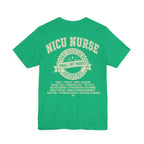NICU Nurse T‑Shirt — Neonatal Intensive Care  Small But Mighty NICU Design Tour Tee Vintage Staff Gift