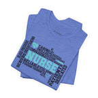 Nurse Word Cloud Tee — Caring, Skilled & Compassionate Nursing Shirt Student Nurse Nurse Gift