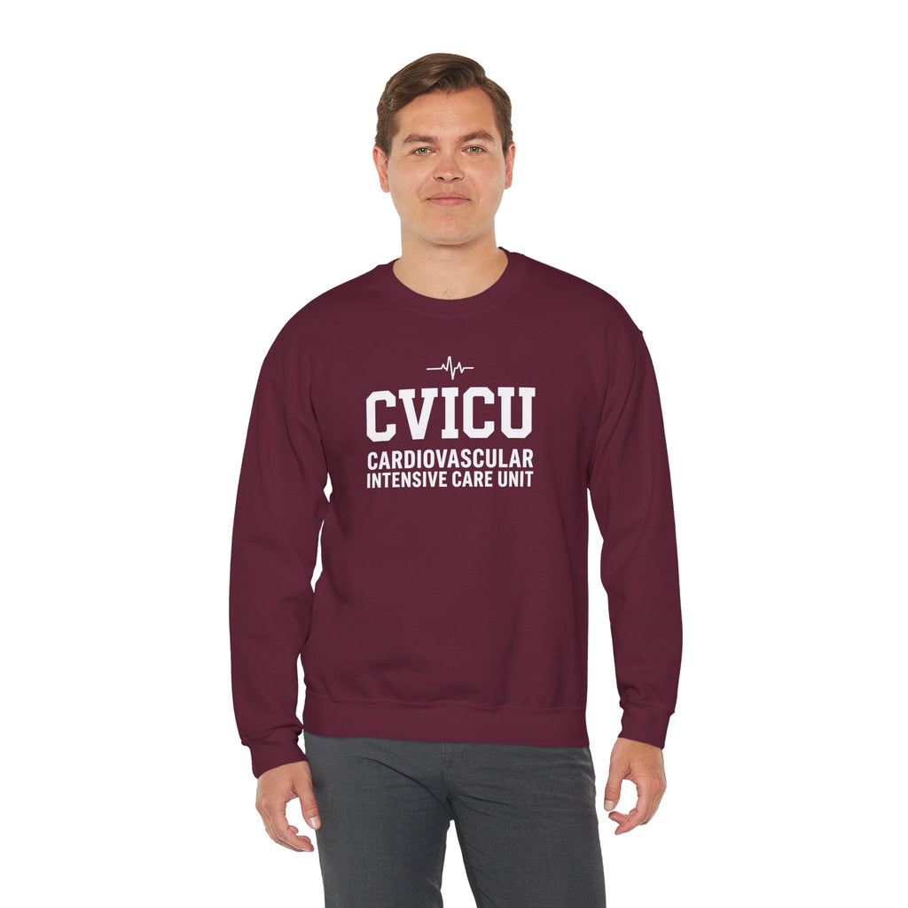 CVICU Crewneck Sweatshirt – Cardiovascular Intensive Care Unit Pullover