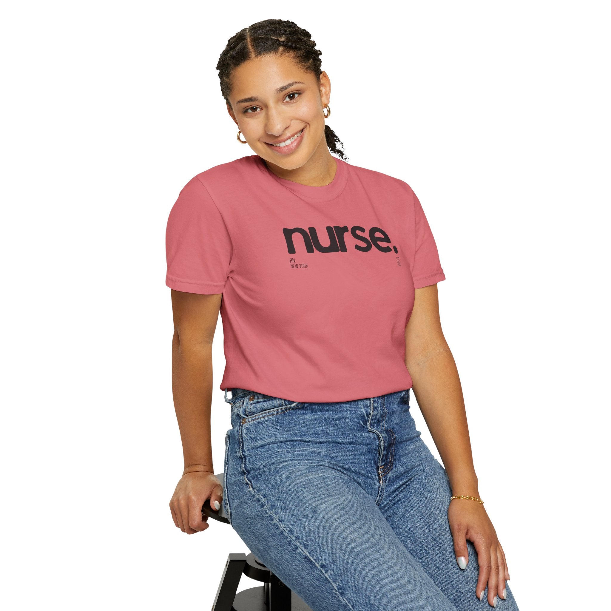 Nurse New York Graphic T‑Shirt — Minimal Medical Pride Tee