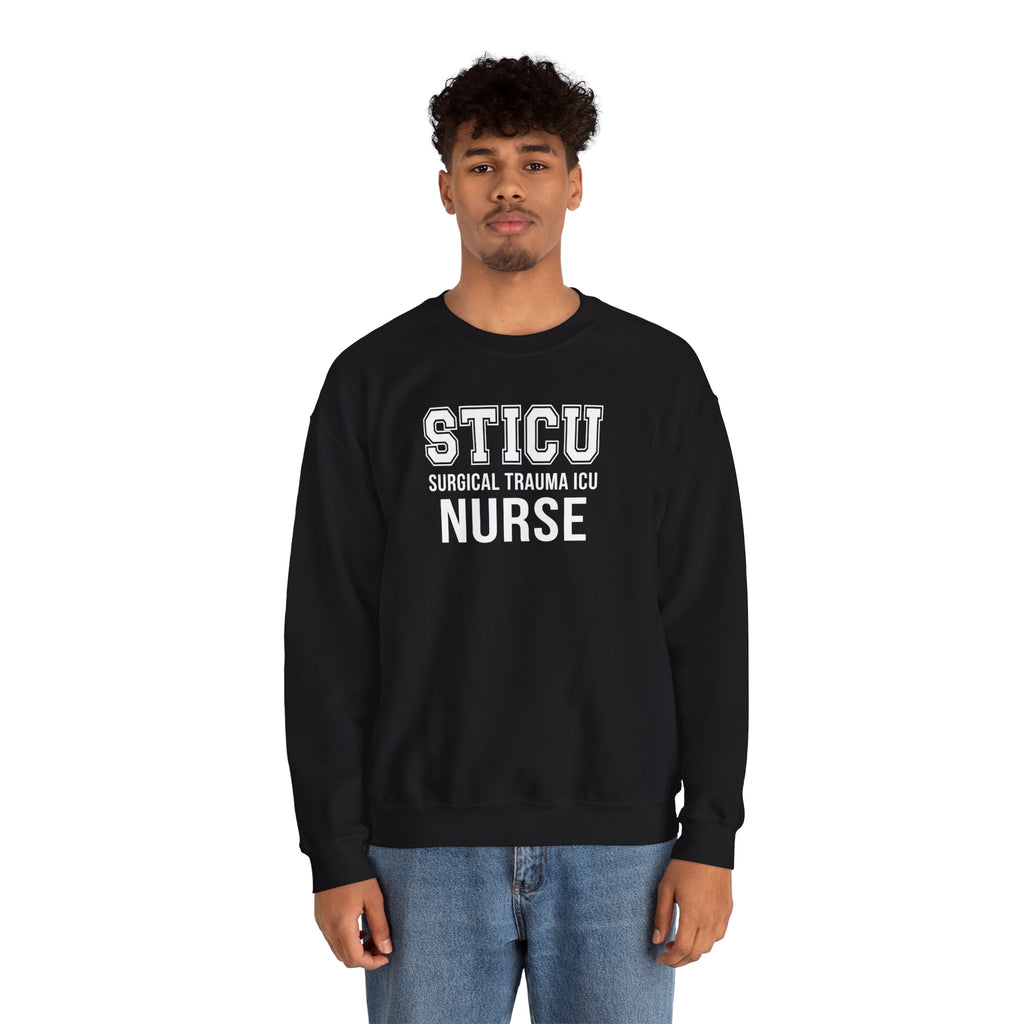 STICU Nurse Sweatshirt - Surgical Trauma ICU Crewneck for Nurses