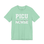 PICU Nurse T‑Shirt — Cute ICU Neonatal Nurse Tee (Baby Paw Icons)