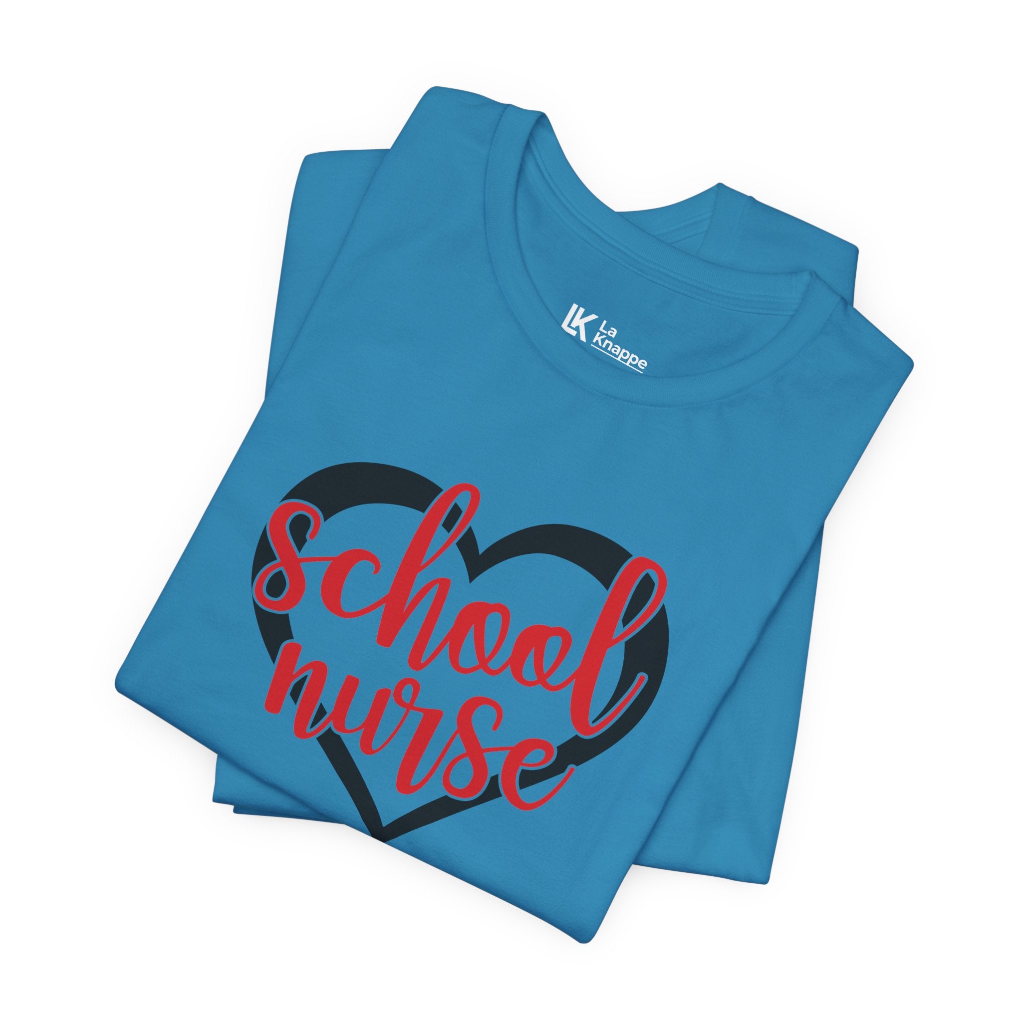 School Nurse Heart T-Shirt — Cute Teacher/Healthcare Appreciation Tee