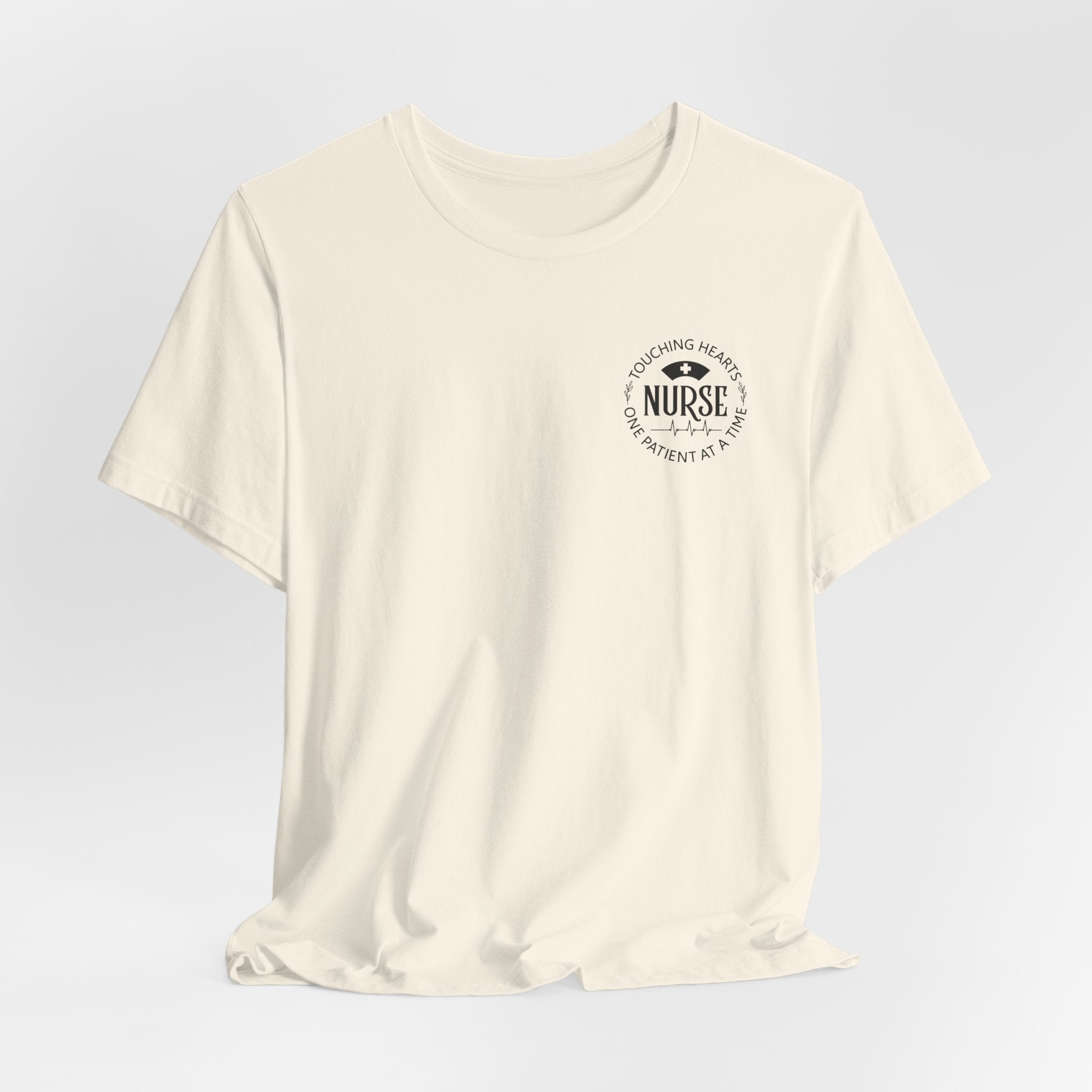Nurse Heartbeat Logo Tee — 'Proud To Be A Nurse' Short Sleeve Shirt