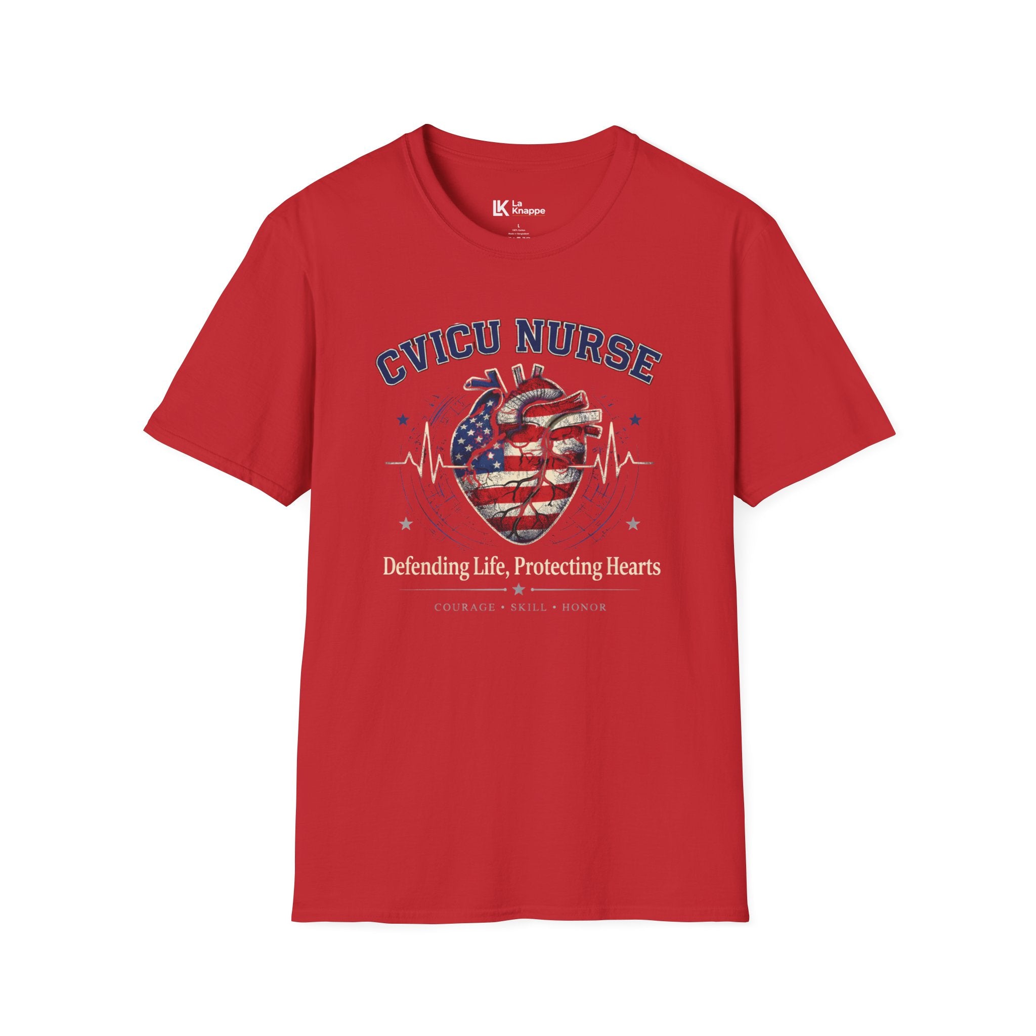 Patriotic Shirt CVICU Nurse Graphic Tee
