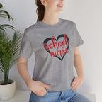 School Nurse Heart T-Shirt — Cute Teacher/Healthcare Appreciation Tee