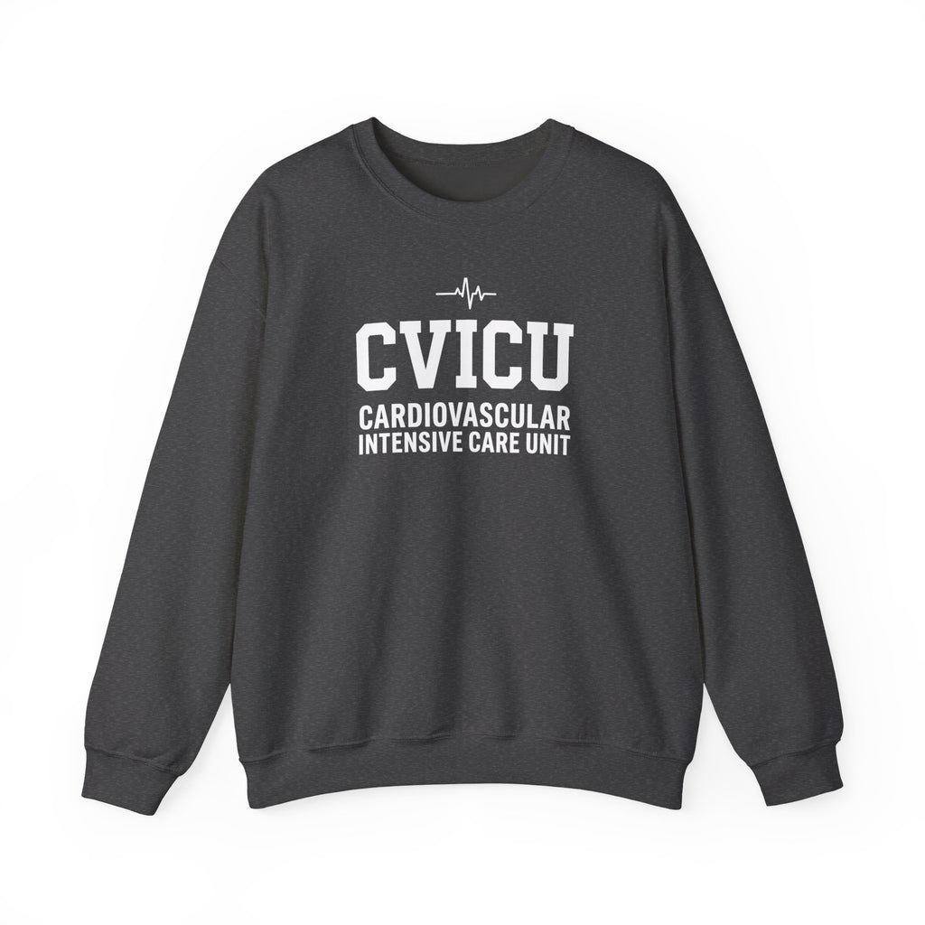 CVICU Crewneck Sweatshirt – Cardiovascular Intensive Care Unit Pullover