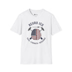 Neuro ICU Nurse Graphic T-shirt Patriotic Flag