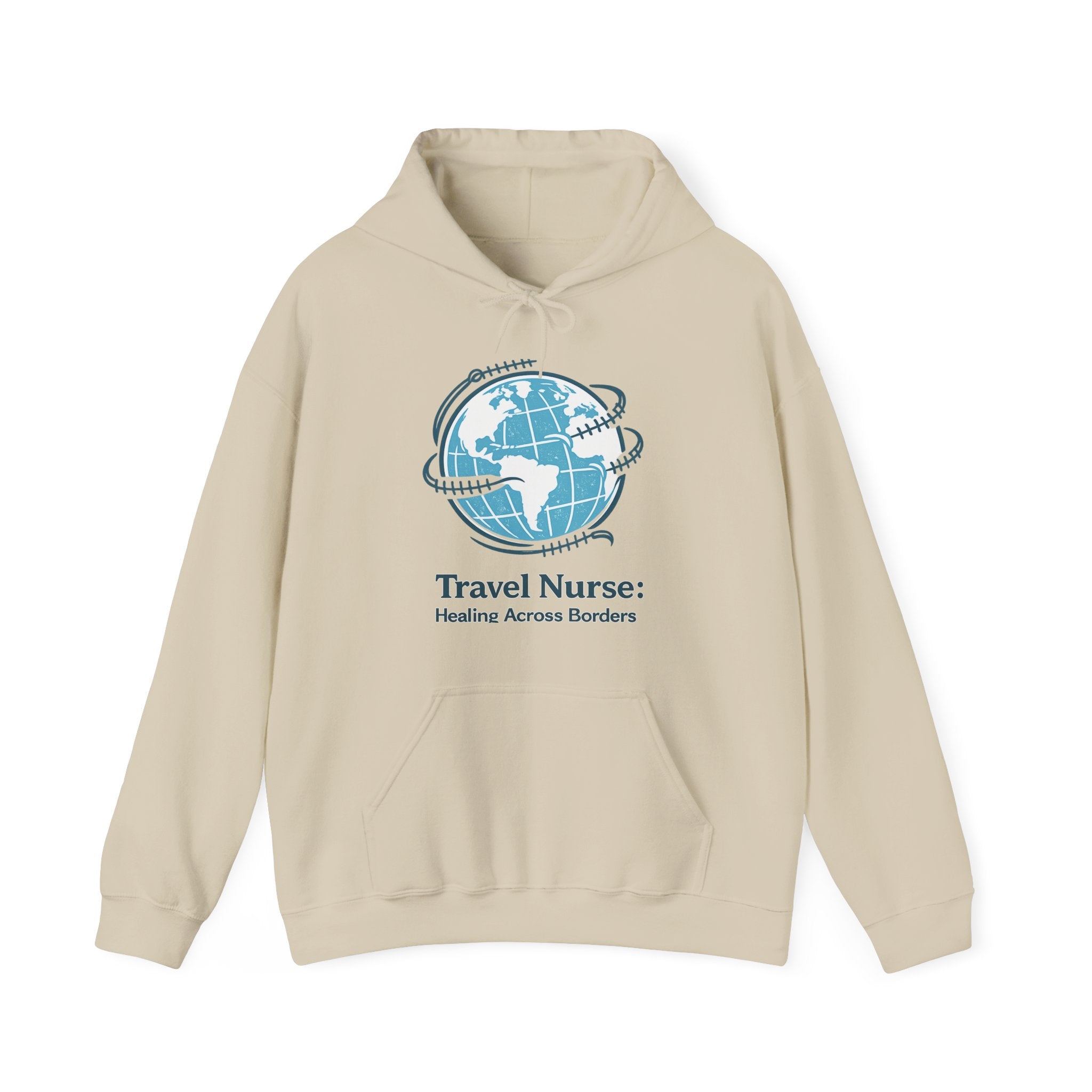 Healing Across Borders Travel Nurse Hoodie