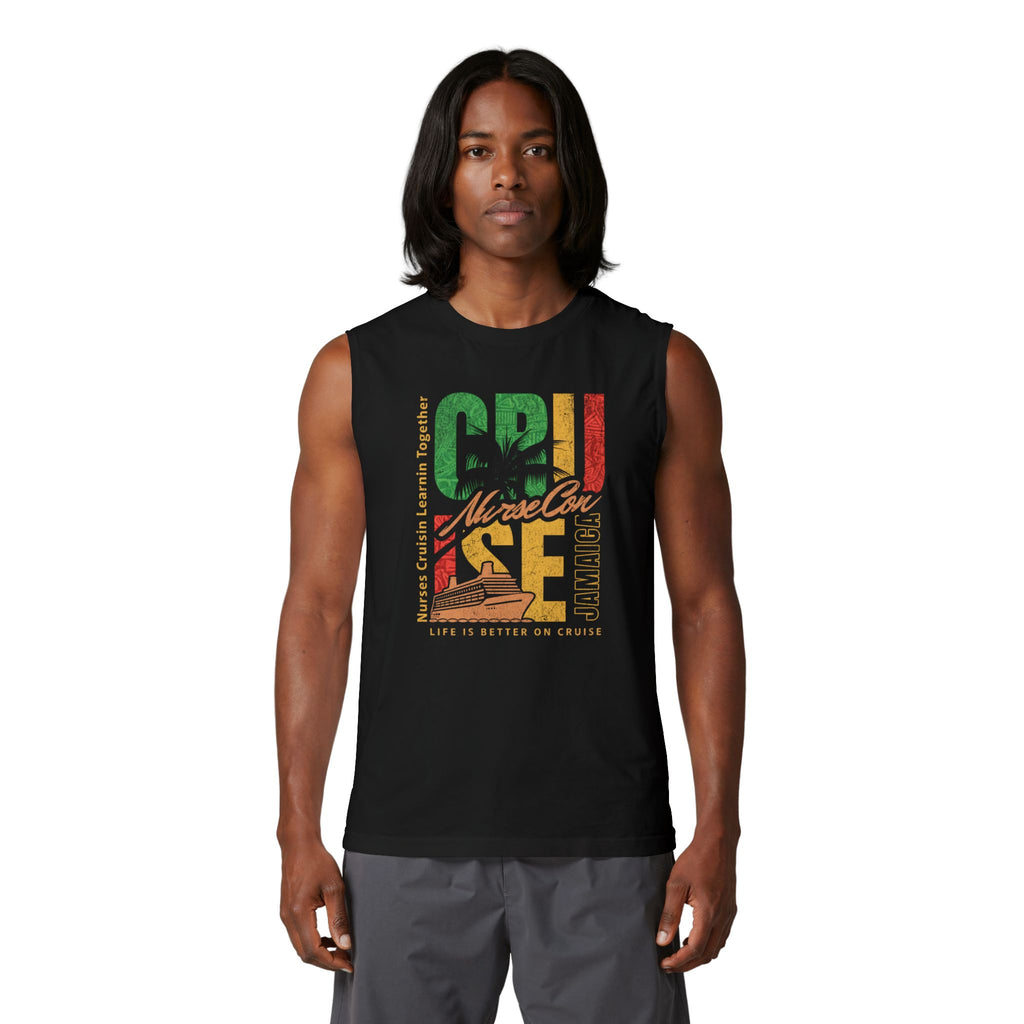 NurseCon Cruise Jamaica Muscle Tank — Life Is Better on Cruise Vintage Palm Tee Nurse Cruise Trip