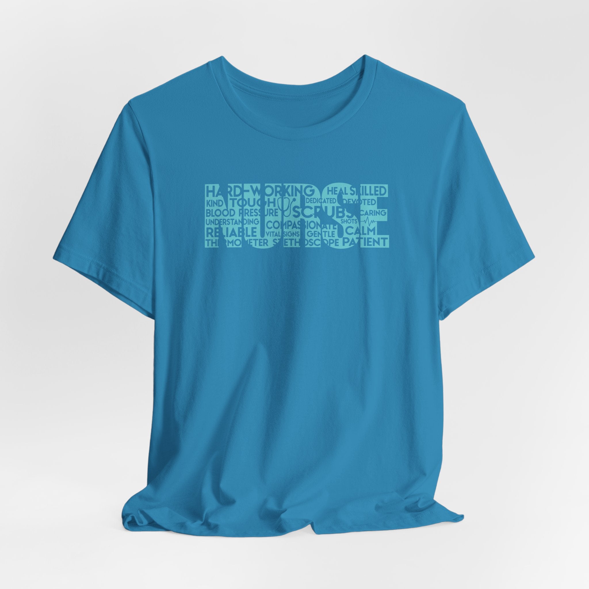 Tourist Cities Nurse Graphic Tee — 'TOUR' Text Map Design NURSE Tee Student Nurse T-shirts Gift for Nurse Travel Nurse