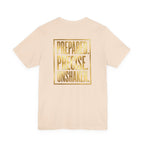 Prepared. Precise. Unshaken. Tee — Motivational Gold Text Tee