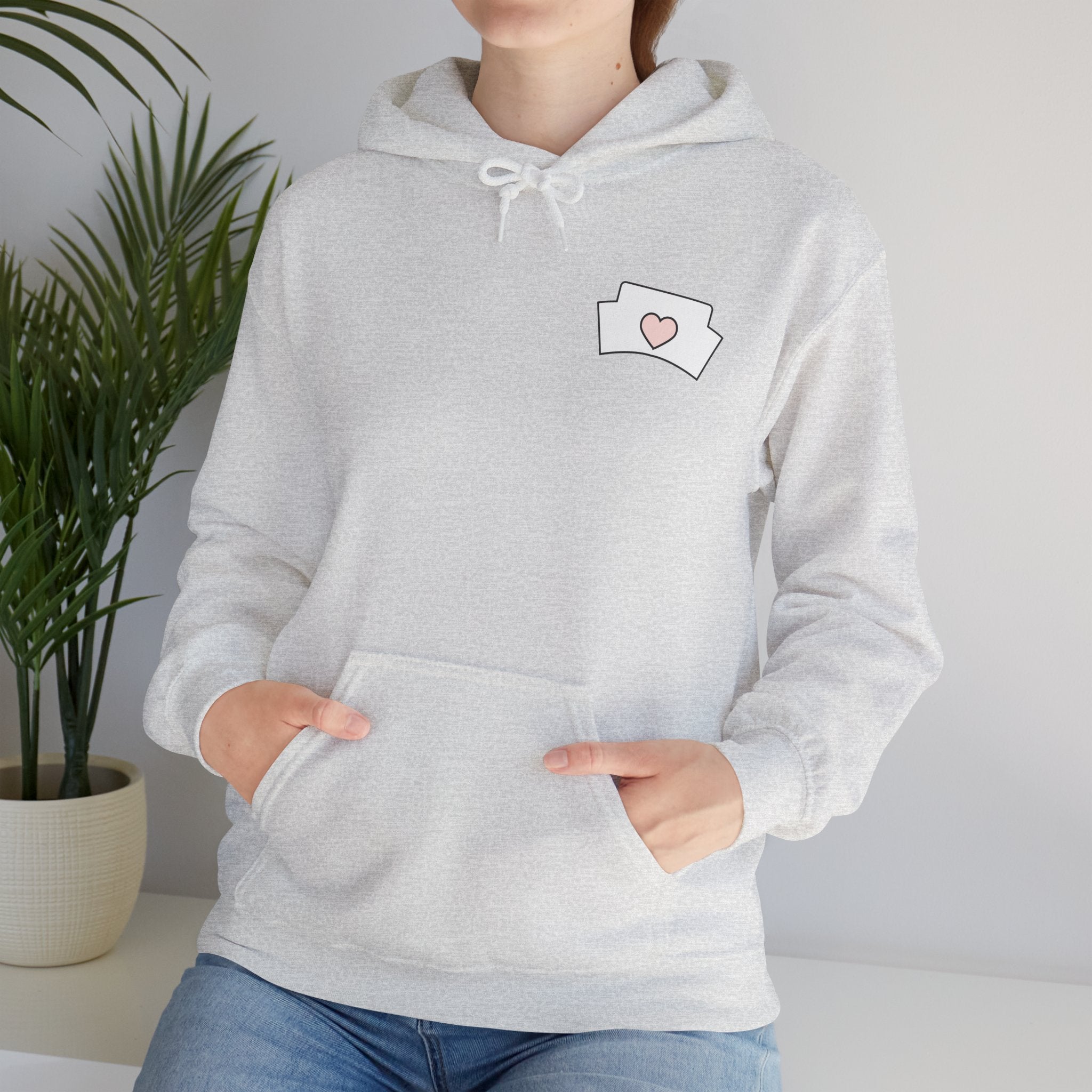 Nurse Hoodie — “Just a Nurse Surviving on Caffeine” Cute Medical Sweatshirt