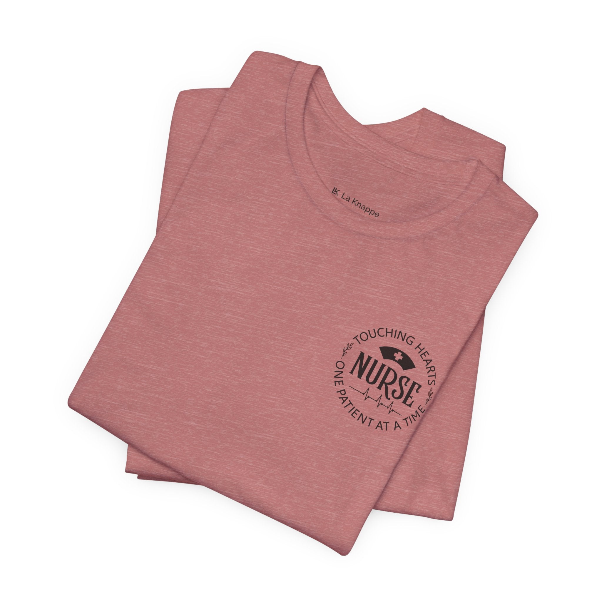 Nurse Heartbeat Logo Tee — 'Proud To Be A Nurse' Short Sleeve Shirt