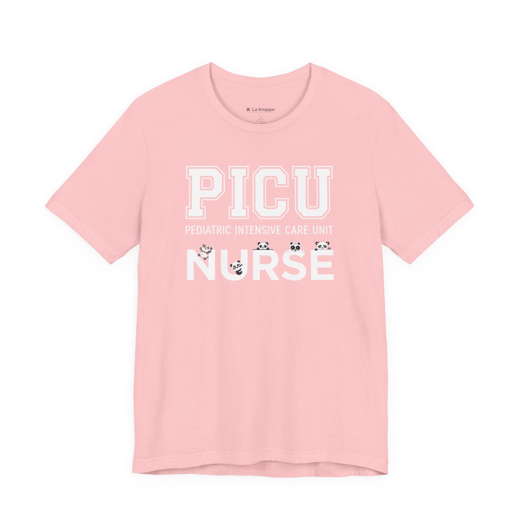 PICU Nurse T‑Shirt — Cute ICU Neonatal Nurse Tee (Baby Paw Icons)