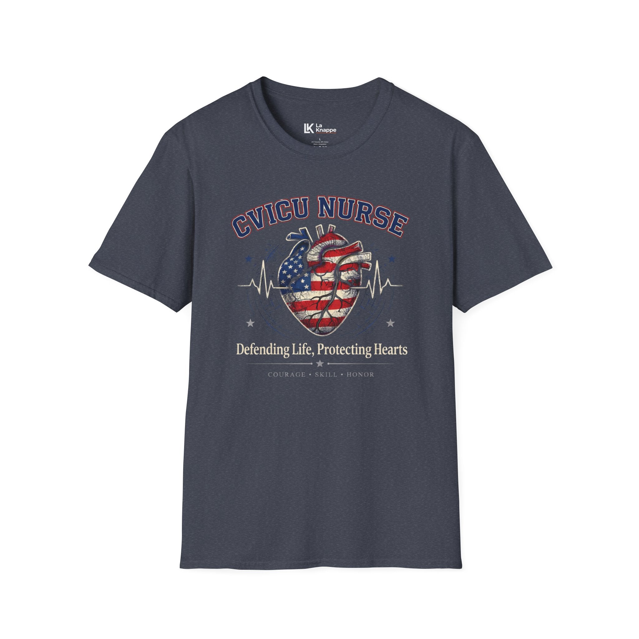 Patriotic Shirt CVICU Nurse Graphic Tee