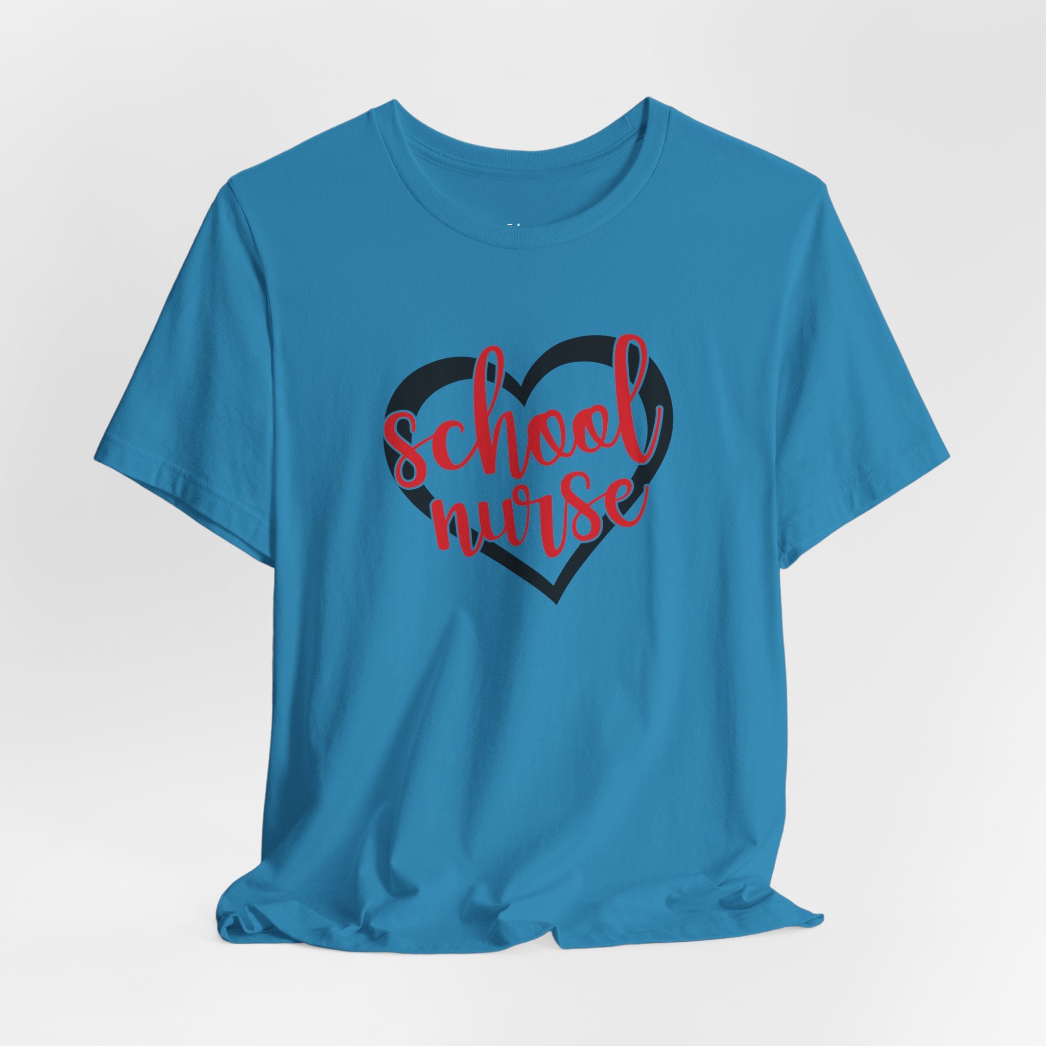 School Nurse Heart T-Shirt — Cute Teacher/Healthcare Appreciation Tee