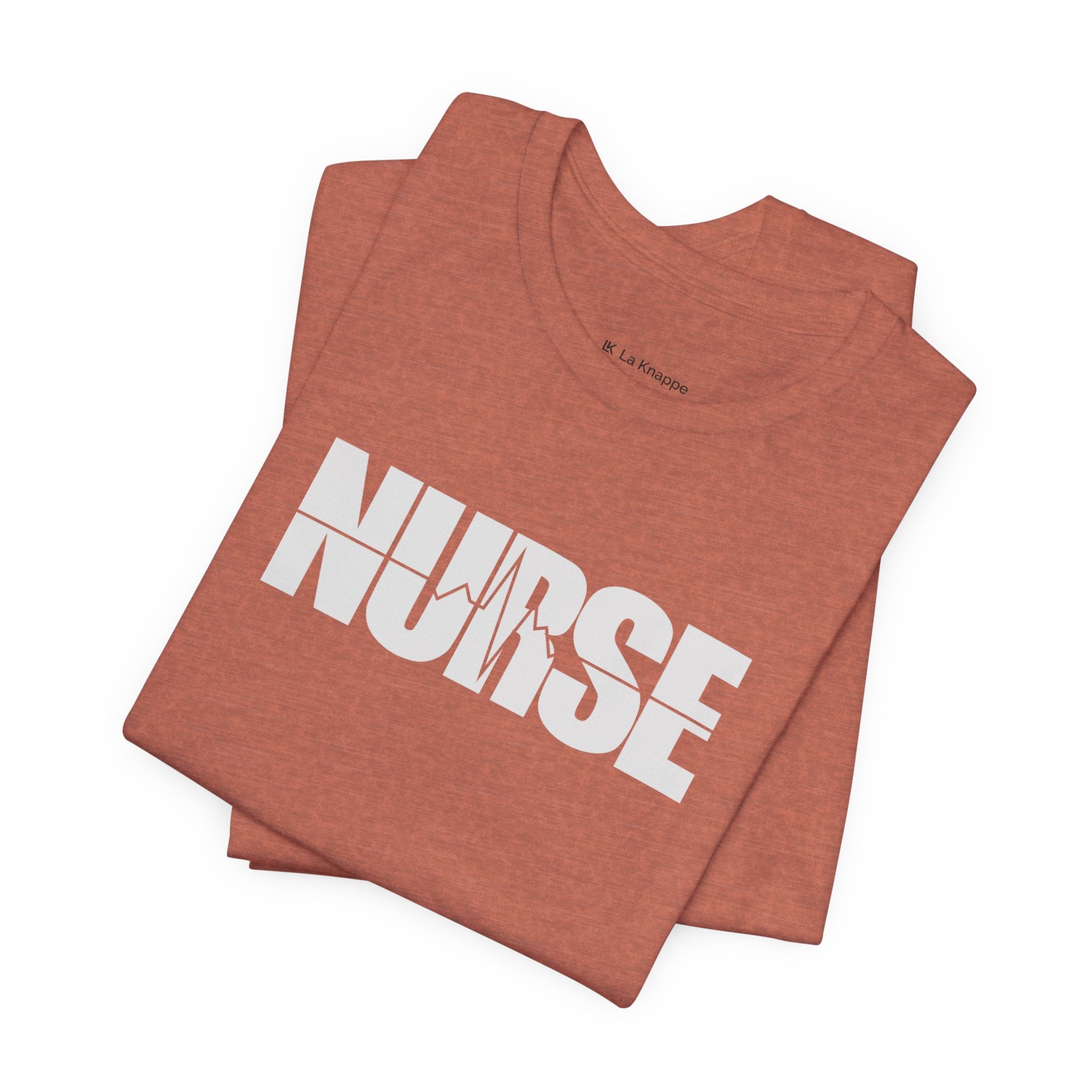 Nurse Graphic Tee — Bold 'NURSE' White Logo Shirt for Healthcare Heroes Nurse Gift Student Nurse