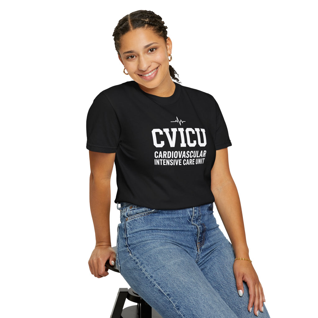 CVICU Cardiovascular Intensive Care Unit T-Shirt — Medical Staff Tee
