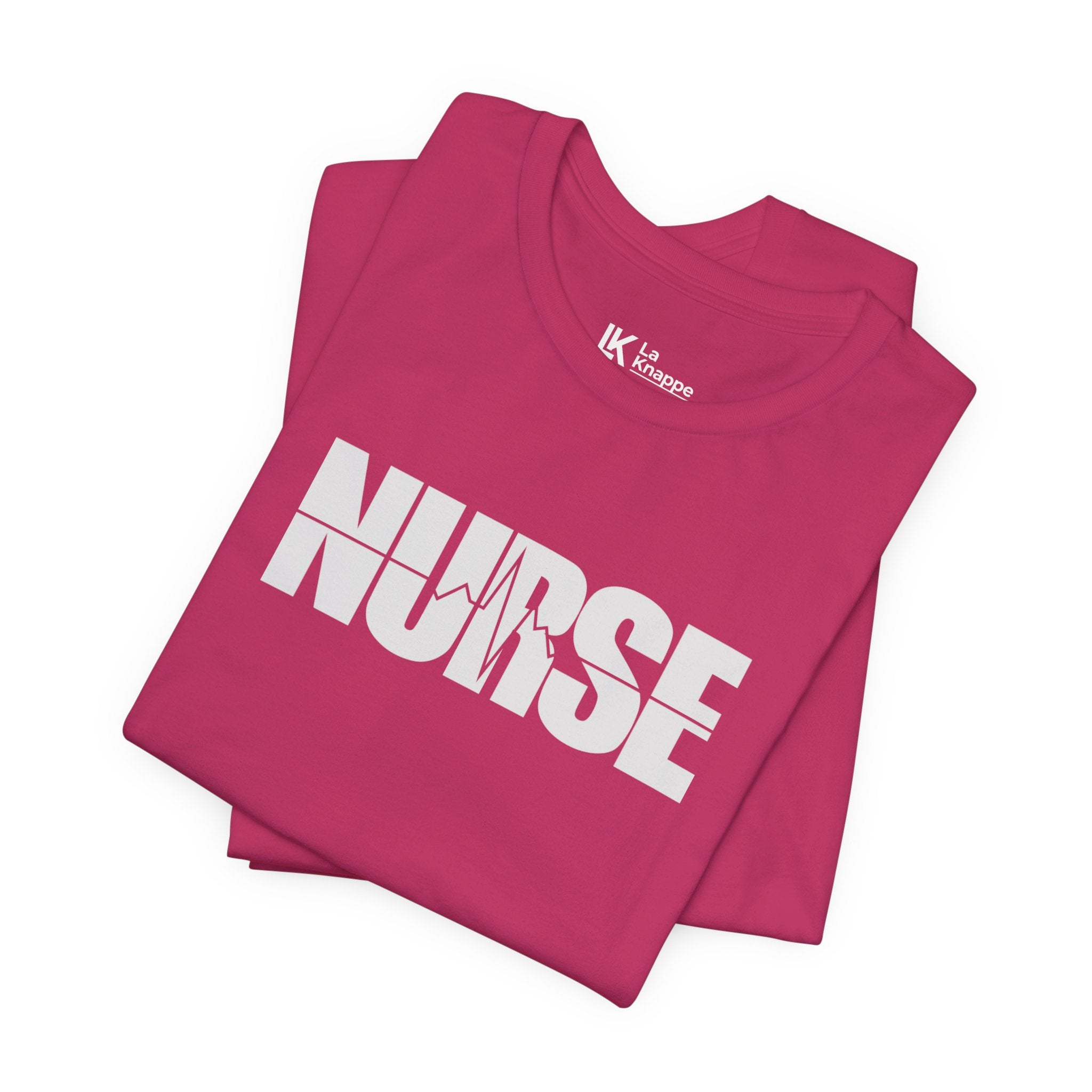 Nurse Graphic Tee — Bold 'NURSE' White Logo Shirt for Healthcare Heroes Nurse Gift Student Nurse