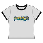 Women's Ringer Tee NurseCon Nurse Cruise T-Shirt - Crop Tee