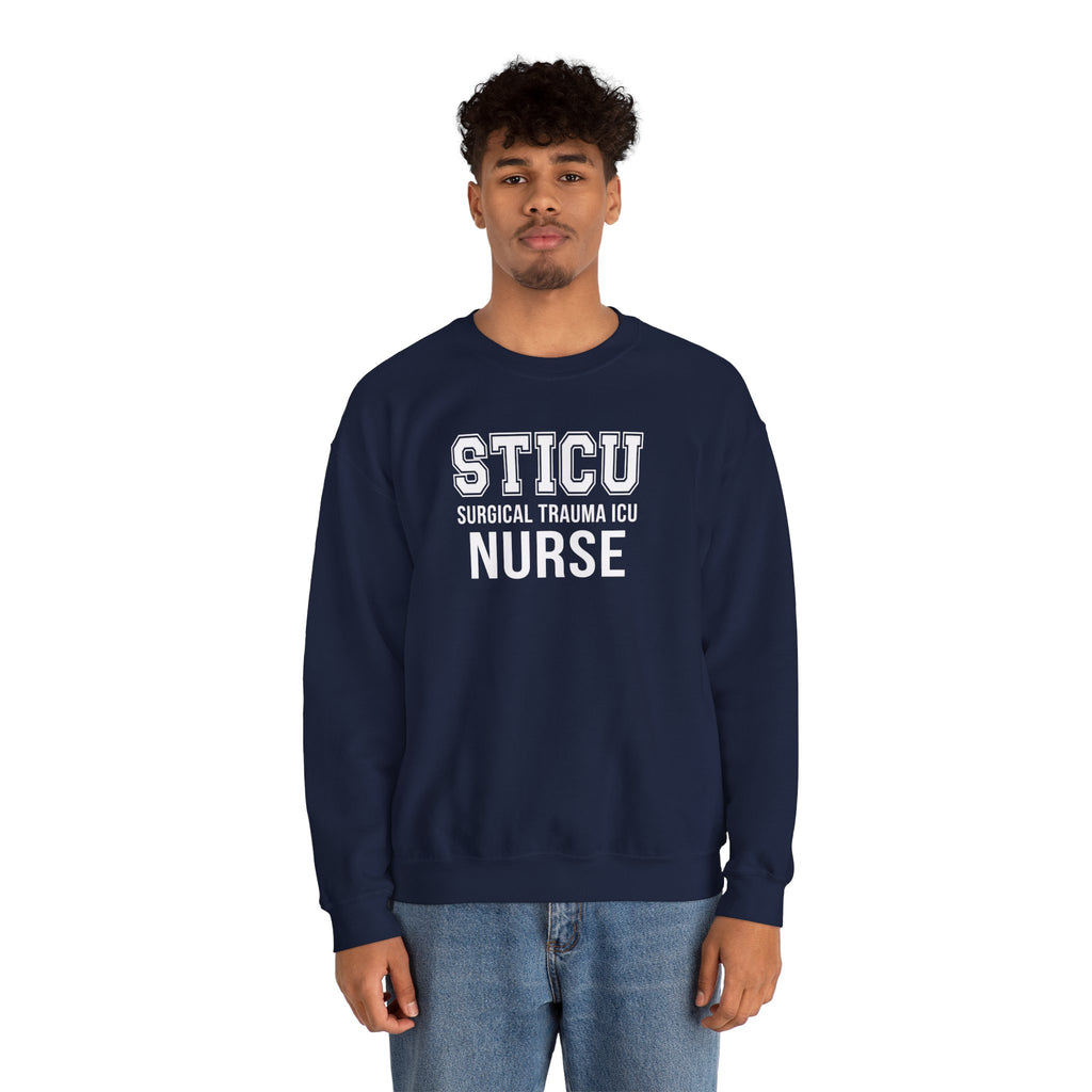 STICU Nurse Sweatshirt - Surgical Trauma ICU Crewneck for Nurses