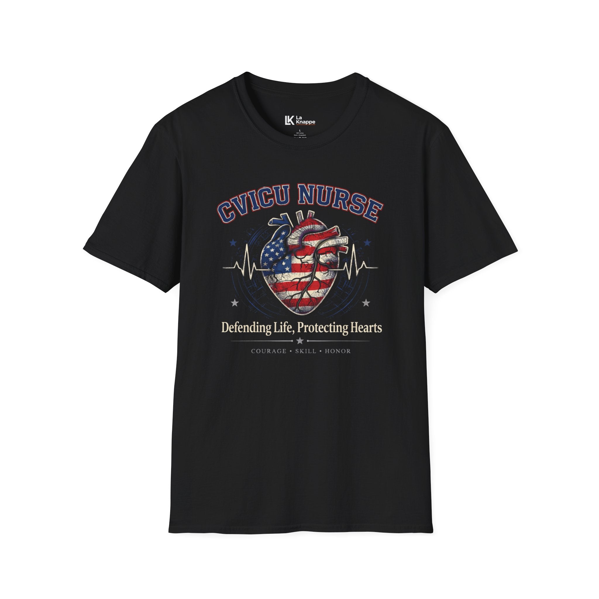 Patriotic Shirt CVICU Nurse Graphic Tee