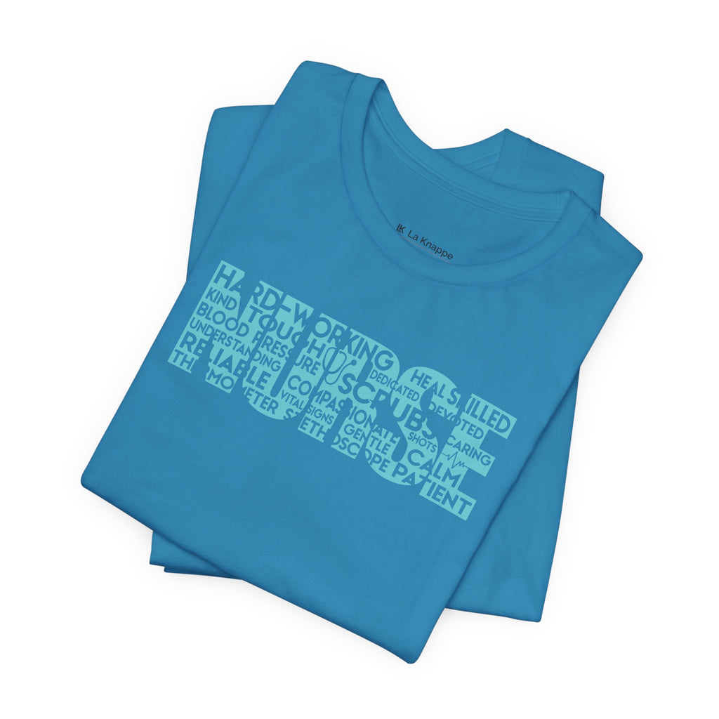 Tourist Cities Nurse Graphic Tee — 'TOUR' Text Map Design NURSE Tee Student Nurse T-shirts Gift for Nurse Travel Nurse