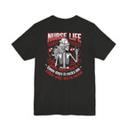 Nurse Life Graphic Tee — "Some Days I Rock It" Short Sleeve Shirt