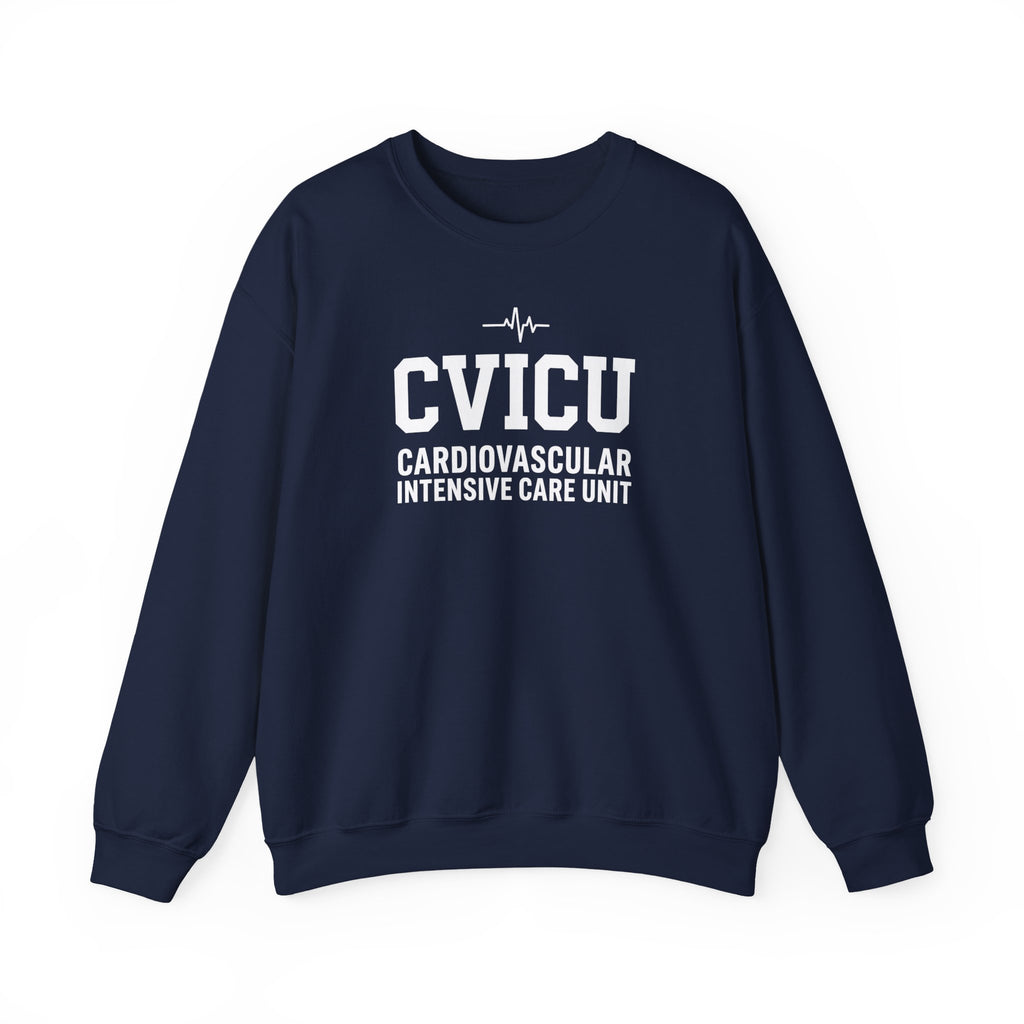 CVICU Crewneck Sweatshirt – Cardiovascular Intensive Care Unit Pullover