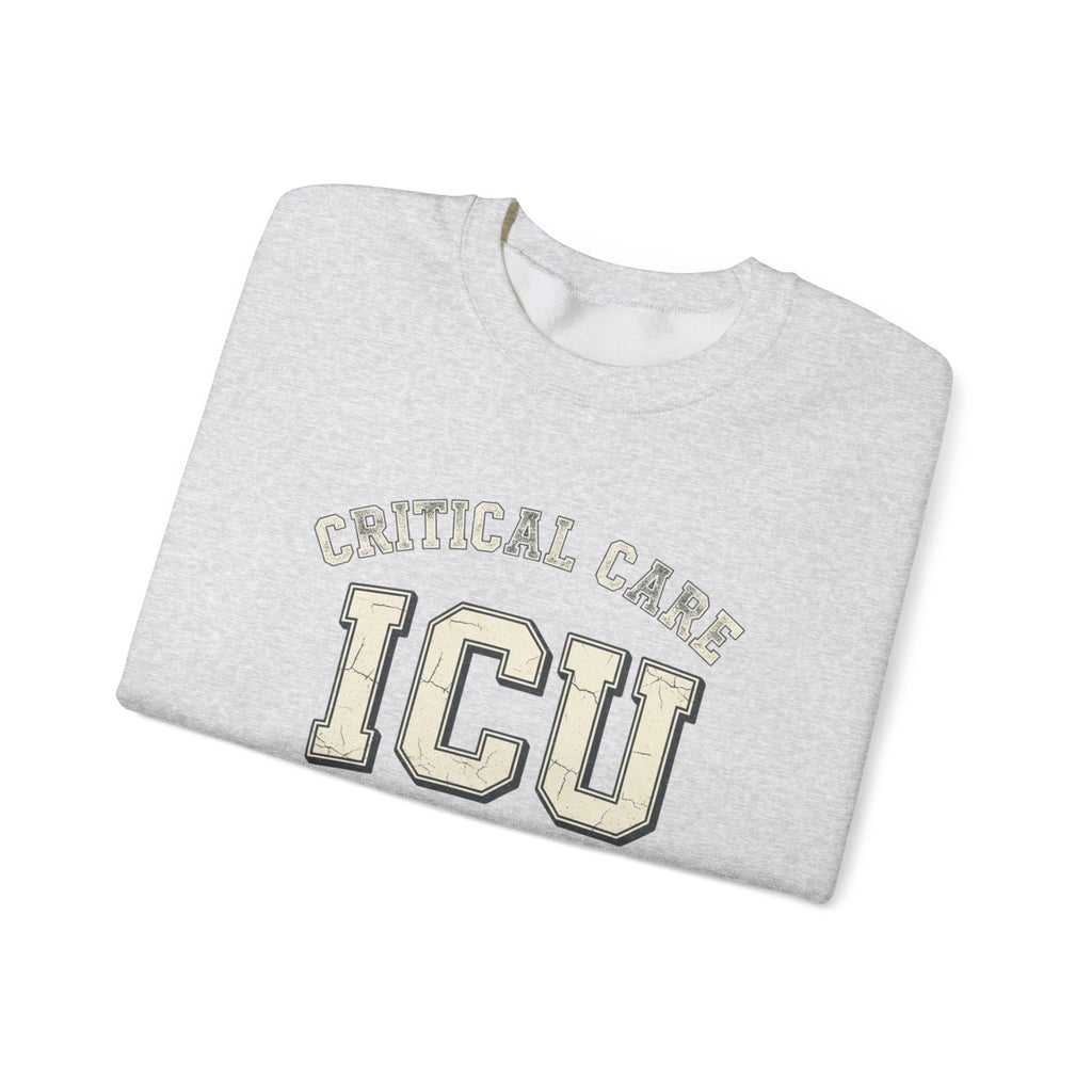 ICU Critical Care Crewneck Sweatshirt — "Tiny Changes, Big Consequences" Nurse/Doctor Gift